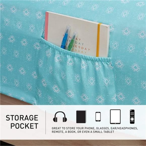 Bed in A Bag Queen Size, Boho Mandala 8 Piece Complete Comforter Sets with Sheet - Picture 5 of 7